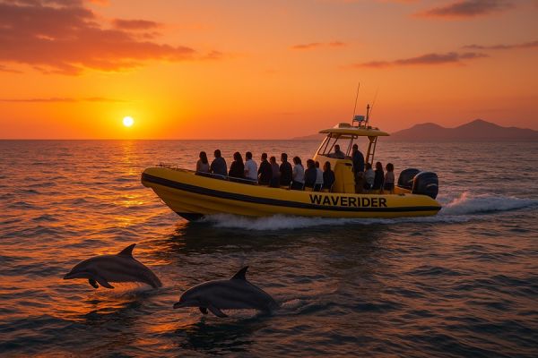 Dolphin Watching Lanzarote at Sunset